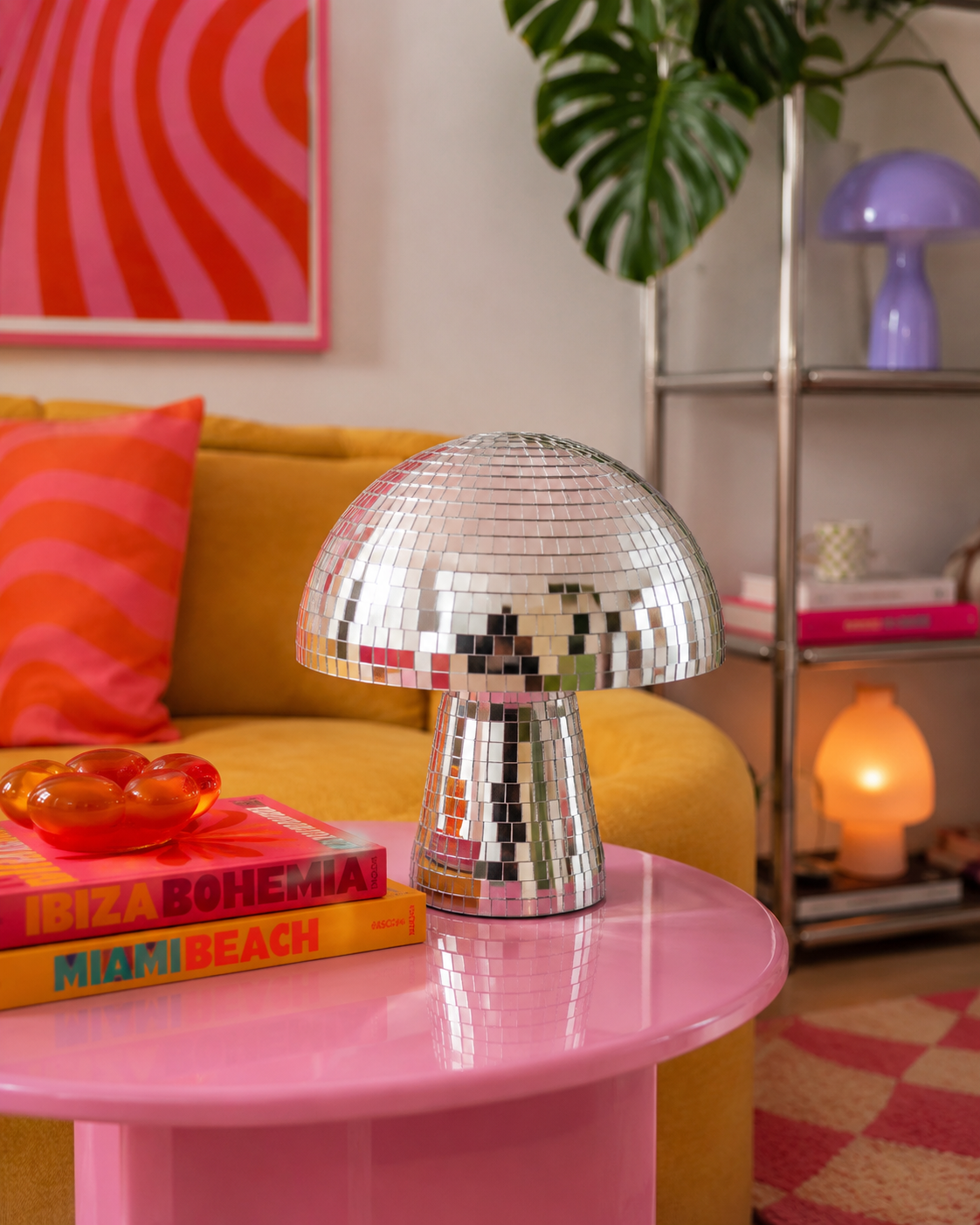 Disco Pilz – Dekorativer Pilz für Zuhause & Partys