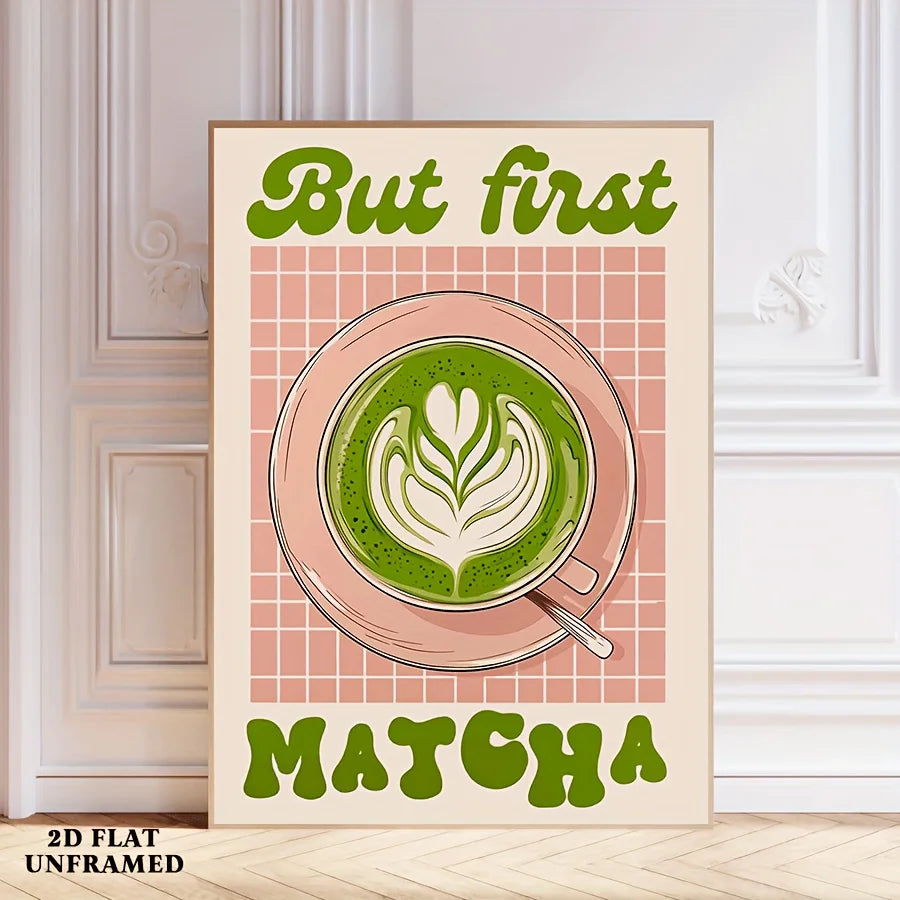 Matcha Canvas Poster
