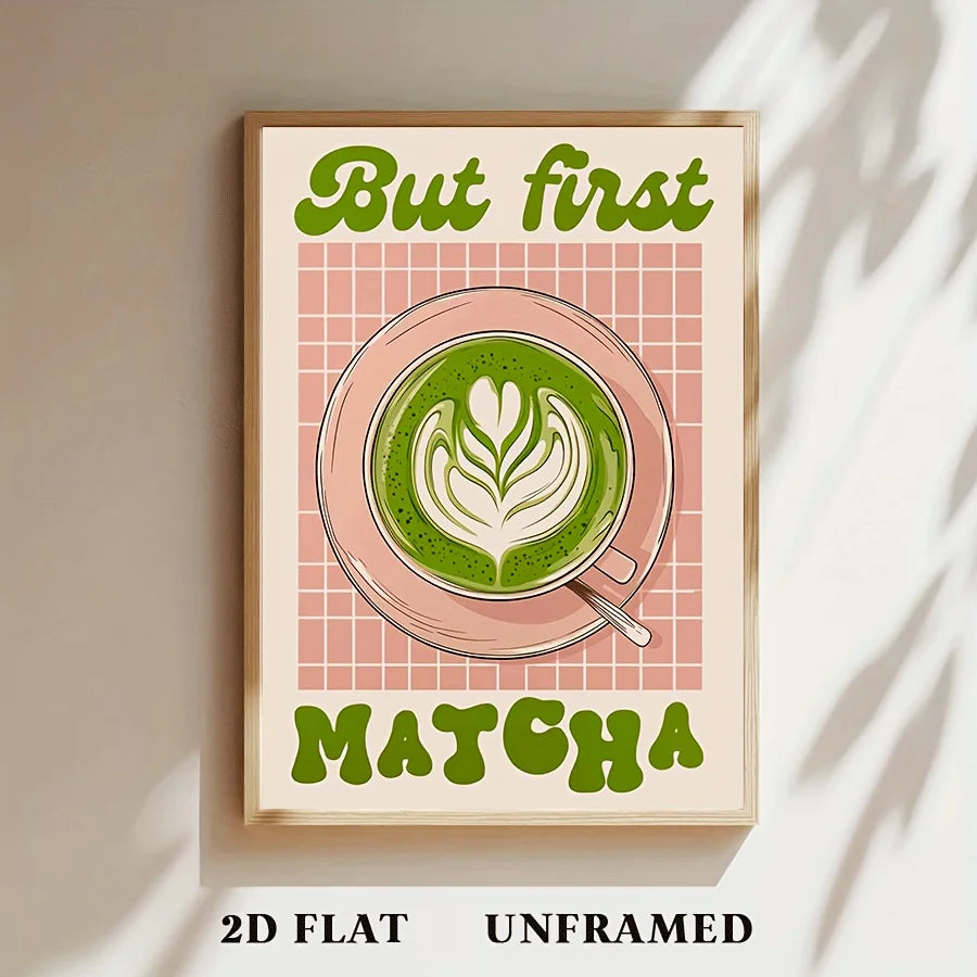 Matcha Canvas Poster