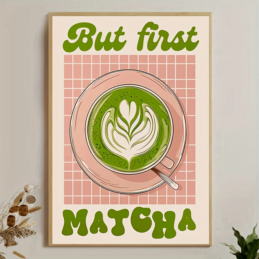Matcha Canvas Poster