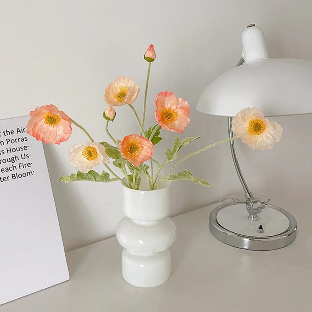Glas Blumenvase – Elegante Deko Vase für Blumen und Kunstblumen