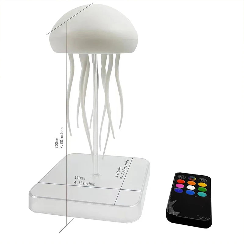 Quallen Lampe – LED Stimmungslicht mit Fernbedienung & 9 Farben