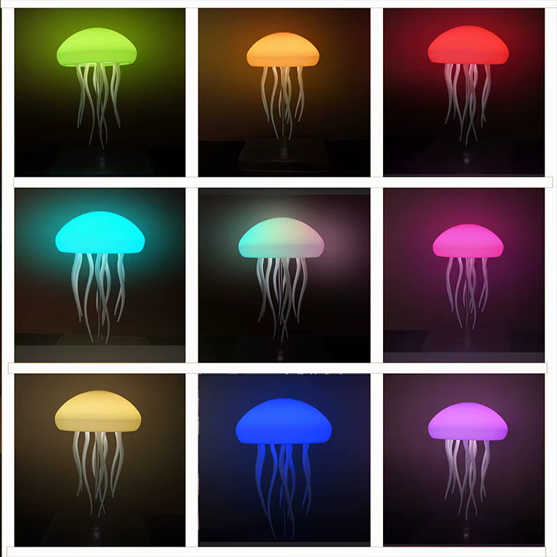 Quallen Lampe – LED Stimmungslicht mit Fernbedienung & 9 Farben
