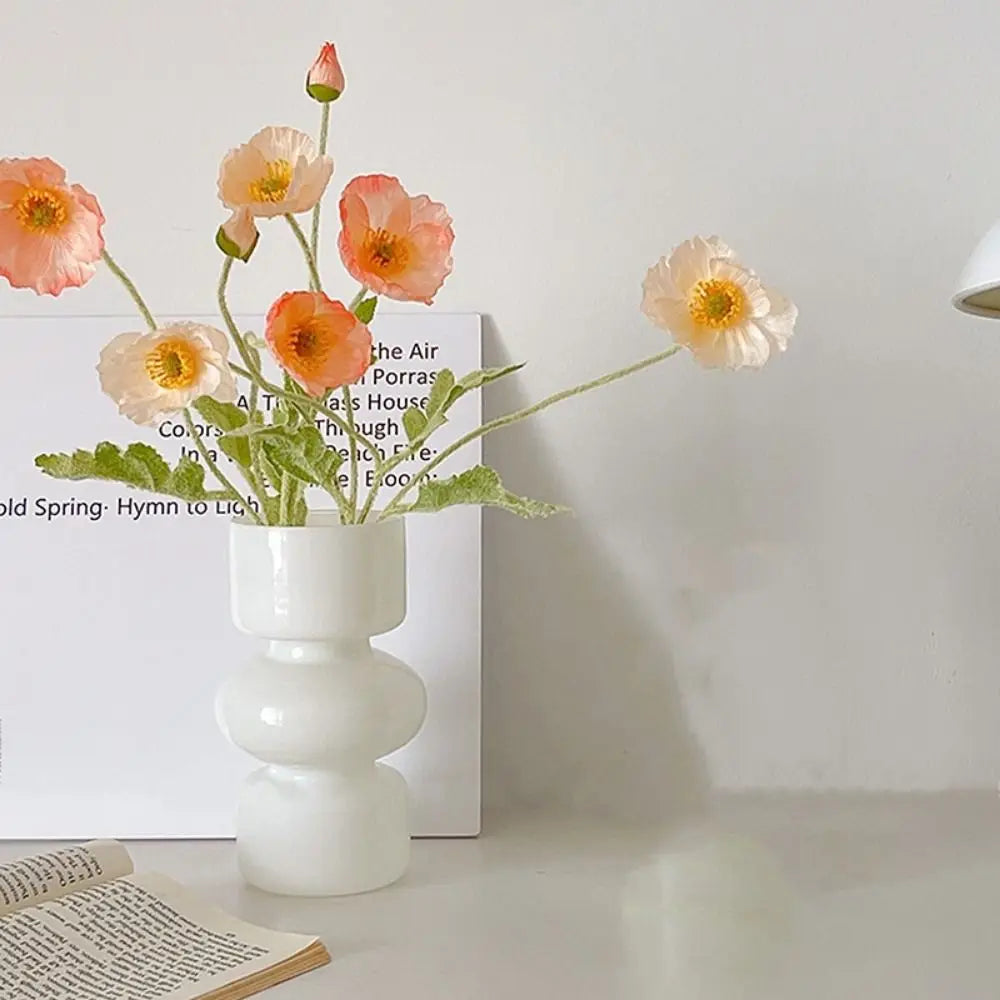 Glas Blumenvase – Elegante Deko Vase für Blumen und Kunstblumen